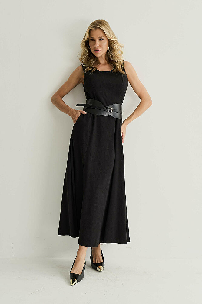 Vestido Misto Algodão Ophelia Det. Botão 1