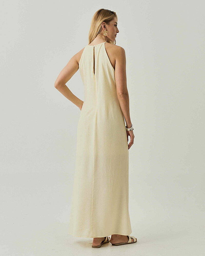 Vestido Misto Viscose Floral Text. Longuete miniatura 2