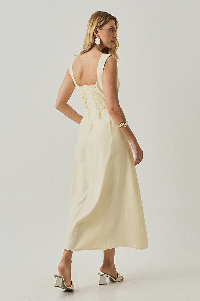 Vestido Misto Viscose Marina Evasê hover