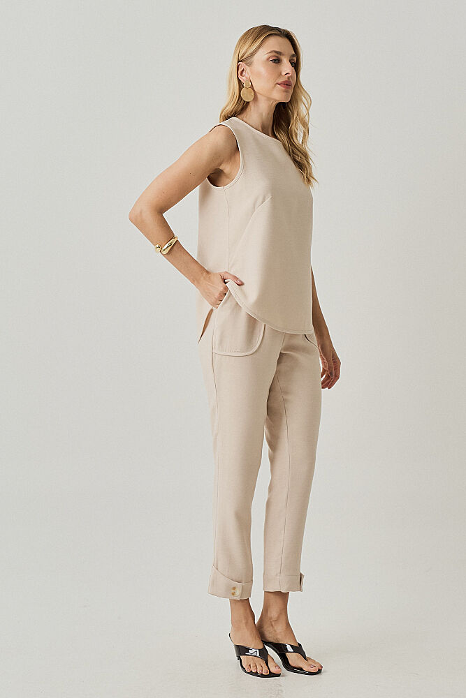 Regata Misto Viscose Nativa Com Viés miniatura 2