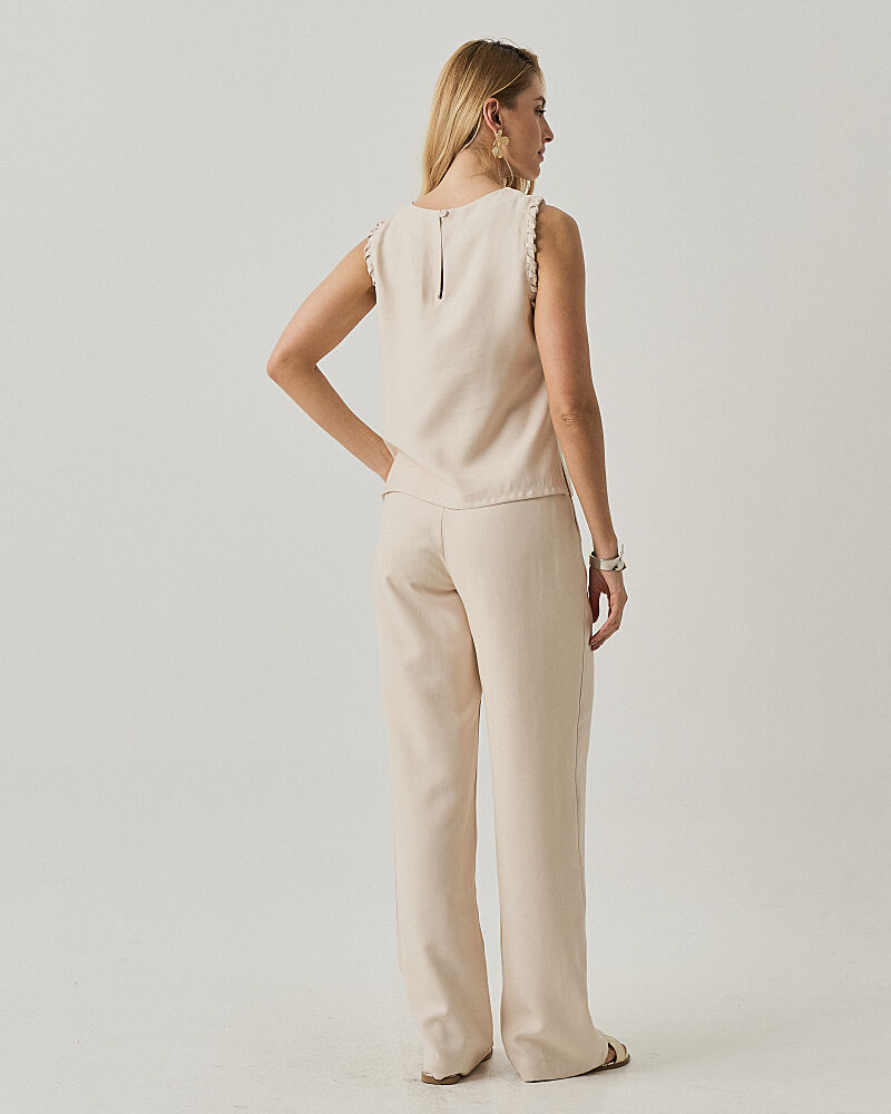 Regata Misto Viscose Líria Com Det. Cava miniatura 2