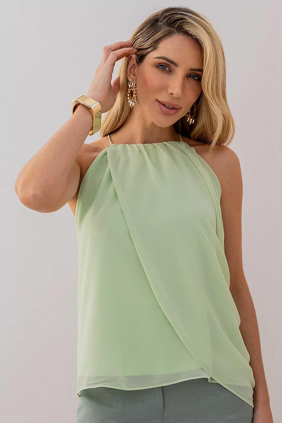 Namine - blusa dupla pétala - 3007