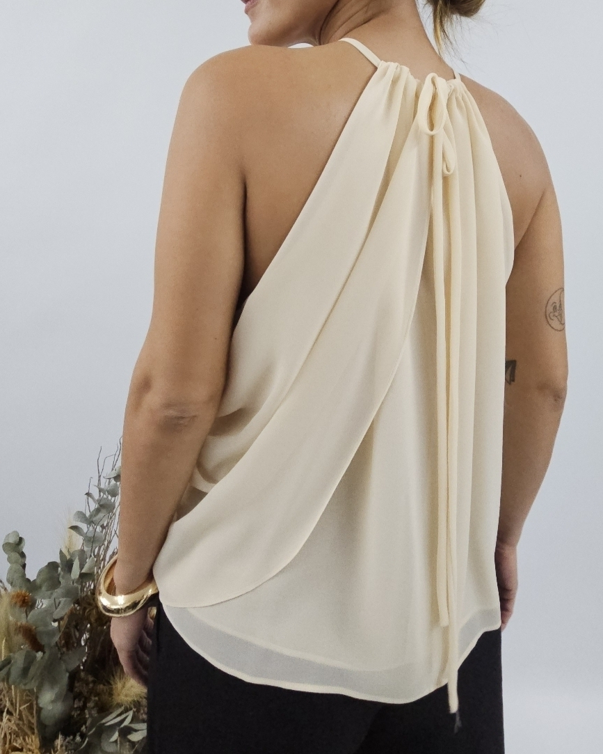 Namine - blusa dupla pétala - 3007