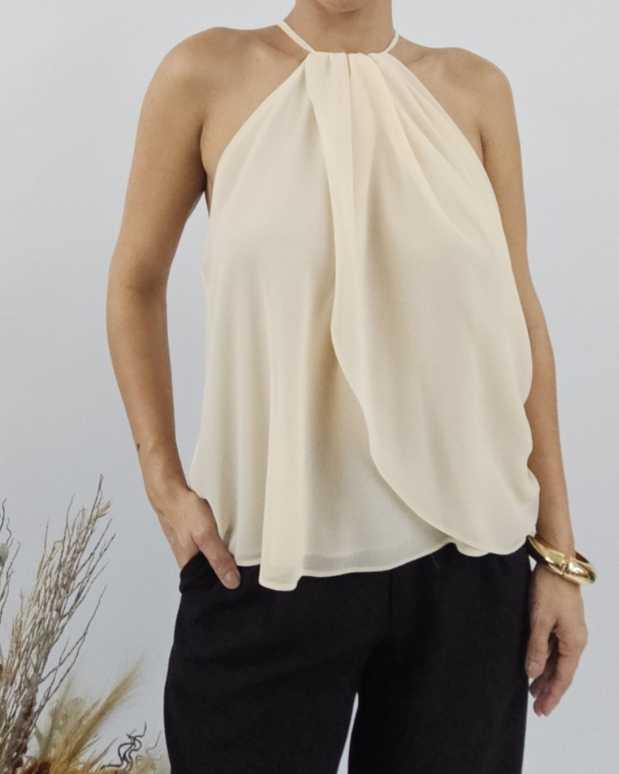 Namine - blusa dupla pétala - 3007