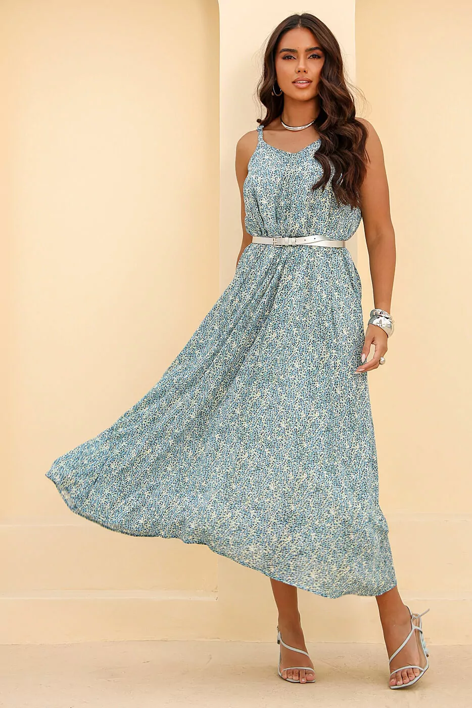 Namine - vestido poá prega - 3126