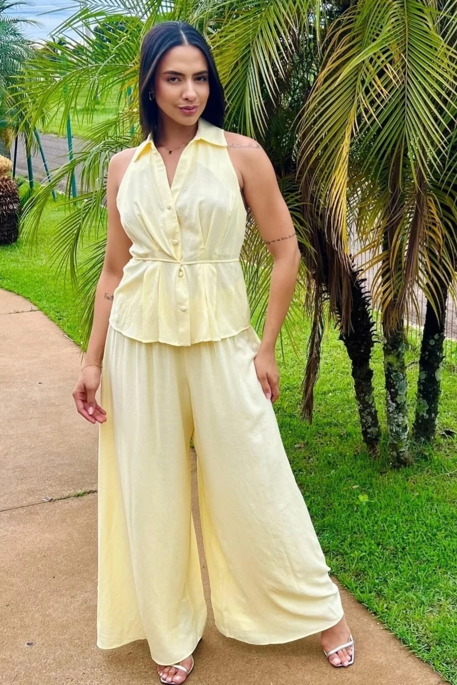 Namine - blusa gola c/amarr - 3224