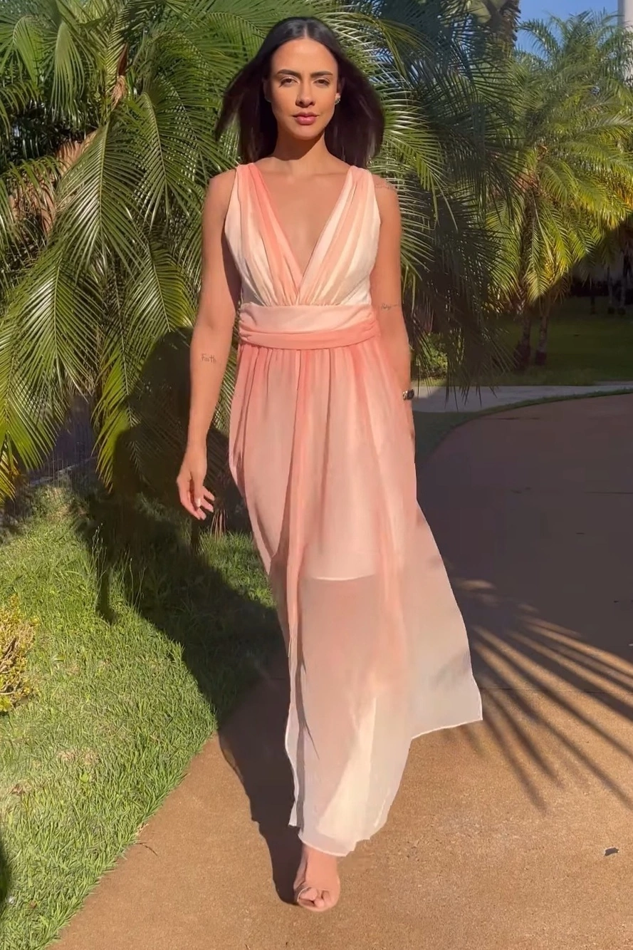 Namine - vestido ombré fend - 3222