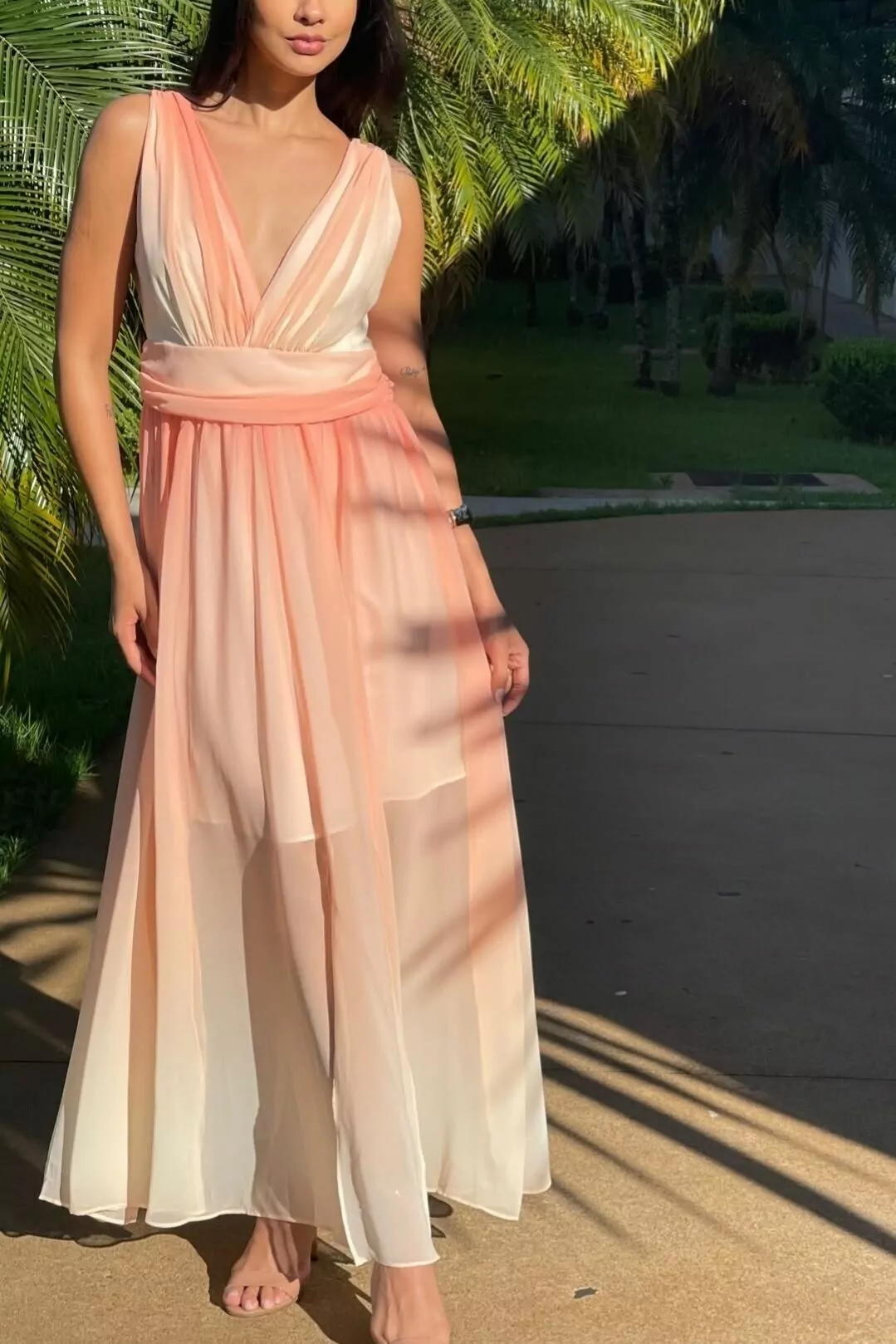 Namine - vestido ombré fend - 3222