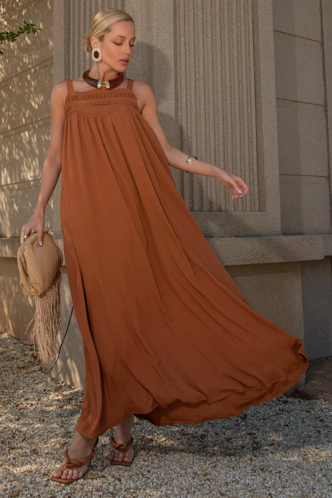 Namine - vestido det/nervur - 3138