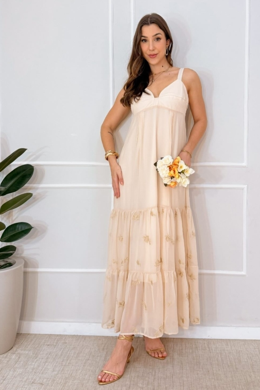 Namine - vestido bordado fl - 3217