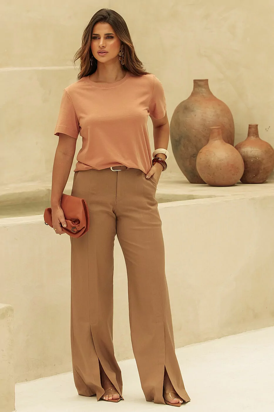 Namine - calça fenda fronta - 2886