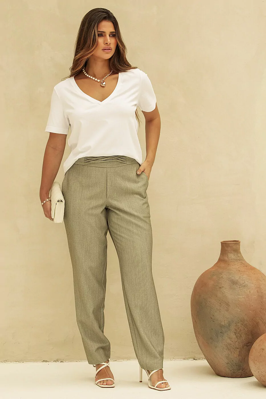 Namine - blusa decote V - 3278