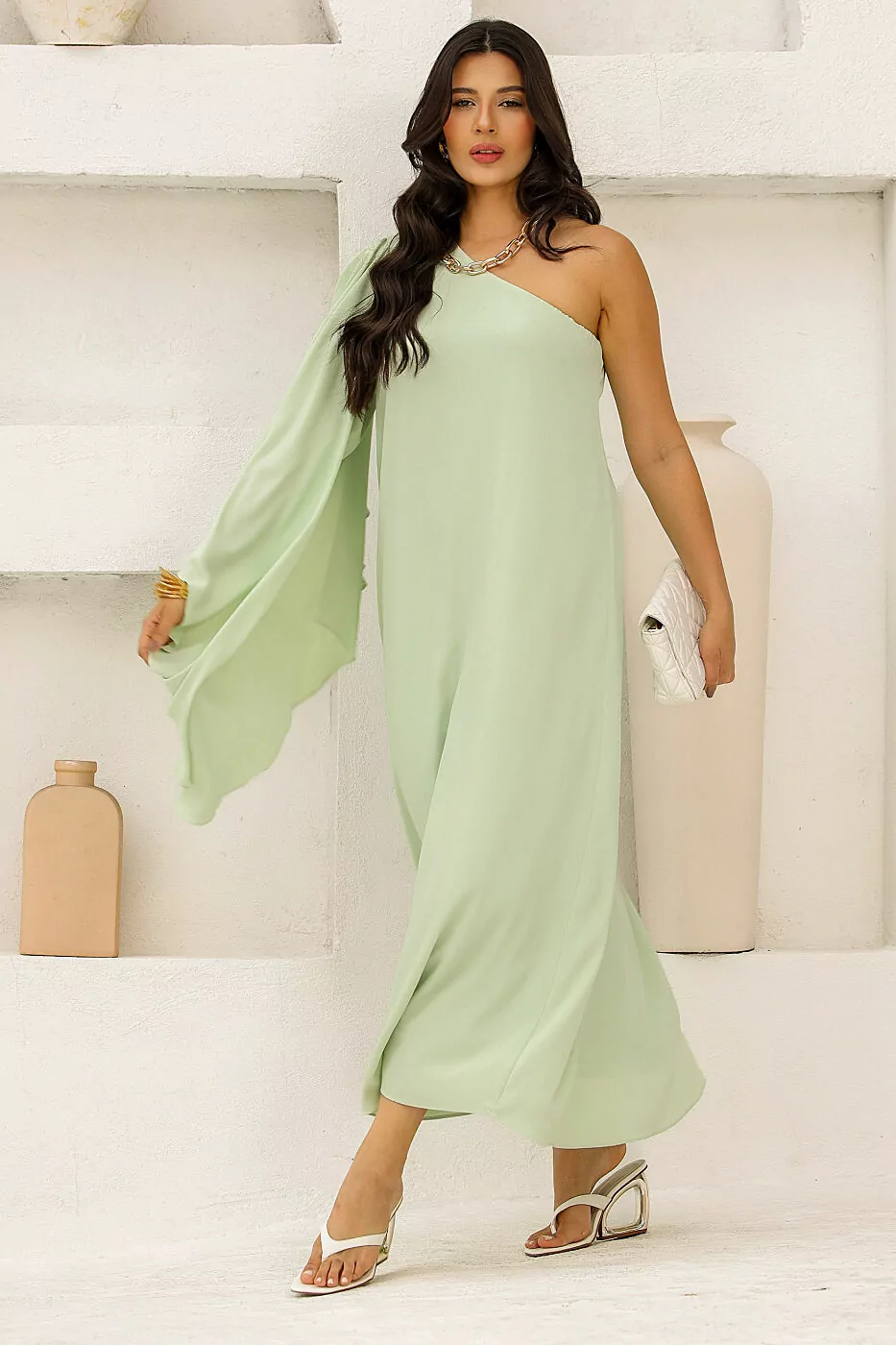Namine - vestido um ombro - 3136