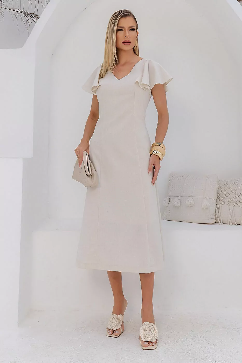 Namine - vestido manga asas - 3075