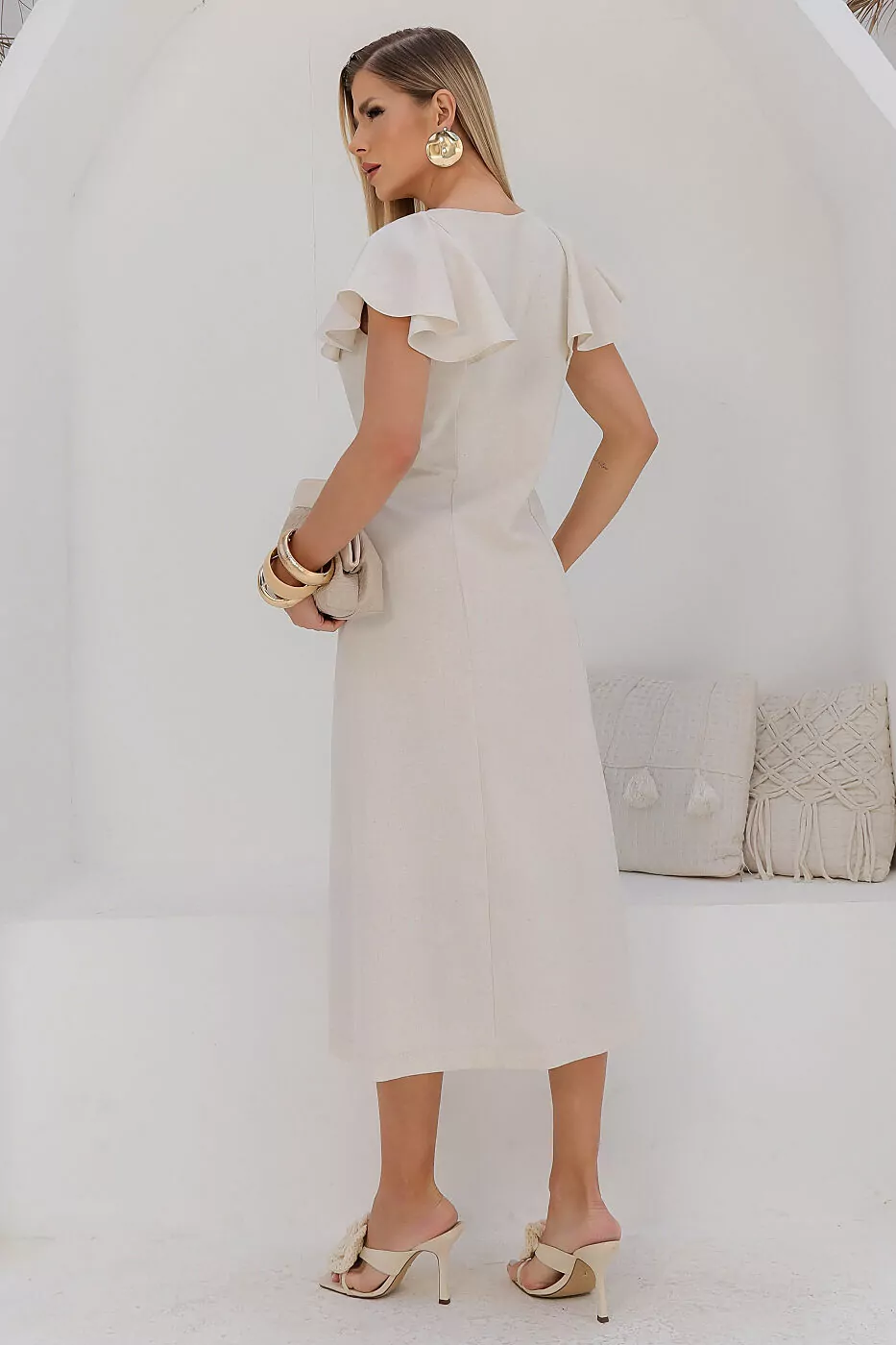 Namine - vestido manga asas - 3075