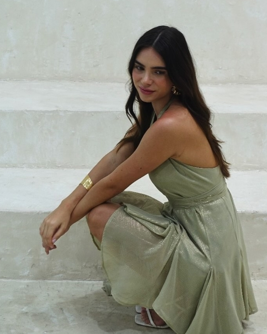 N-BLOOM - vestido áster - B091