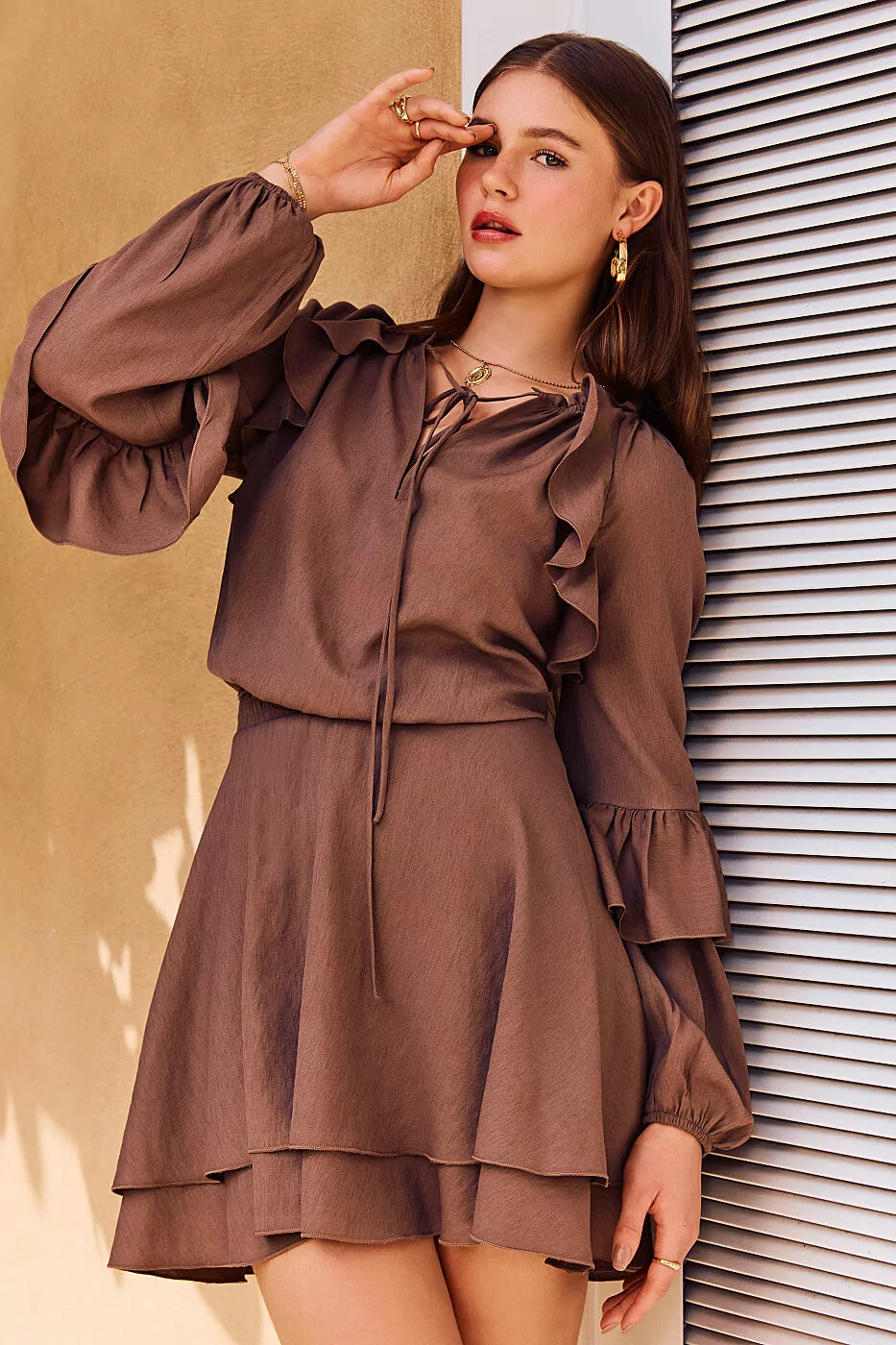 N-BLOOM - vestido camélia - B010