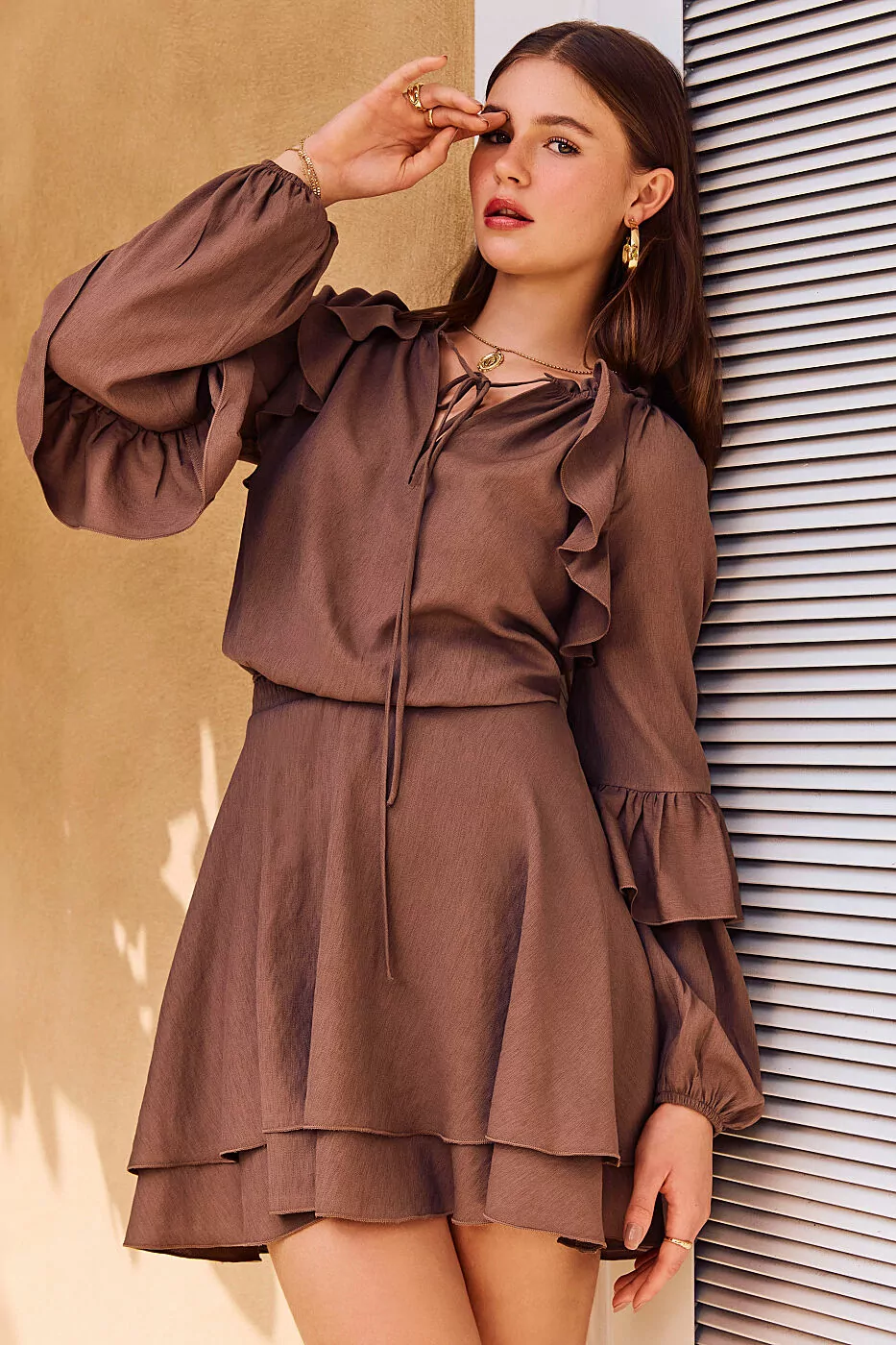 N-BLOOM - vestido camélia - B010