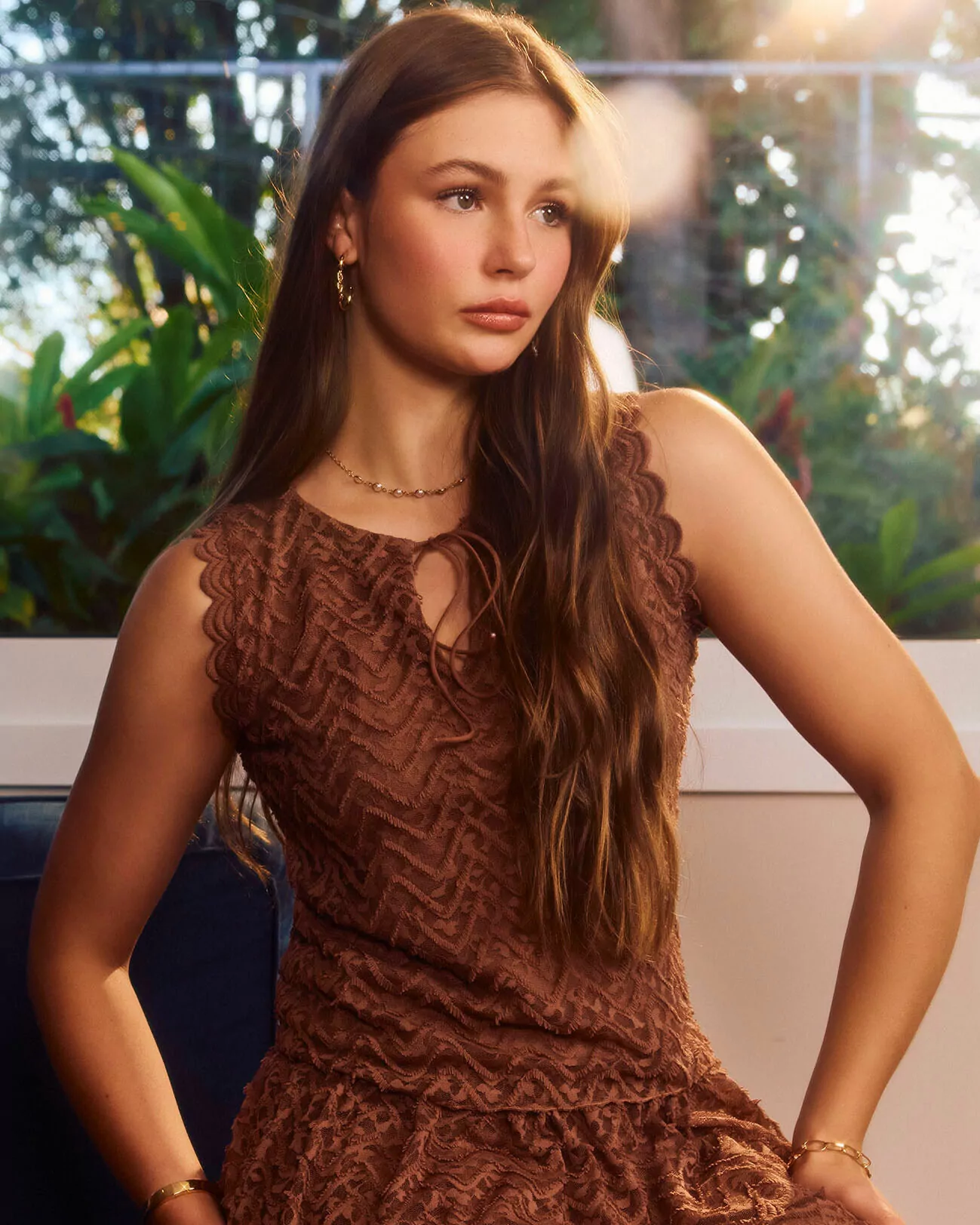 N-BLOOM - blusa peônia renda - B006