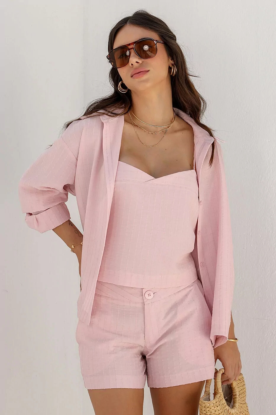 N-BLOOM - camisa hortênsia - B079