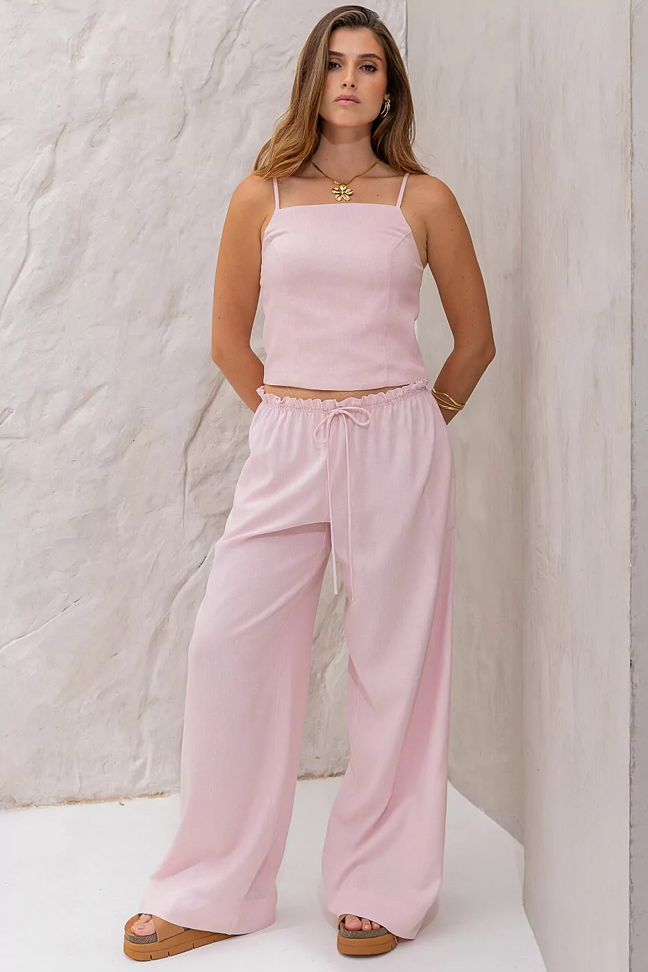 N-BLOOM - calça bromélia - B040