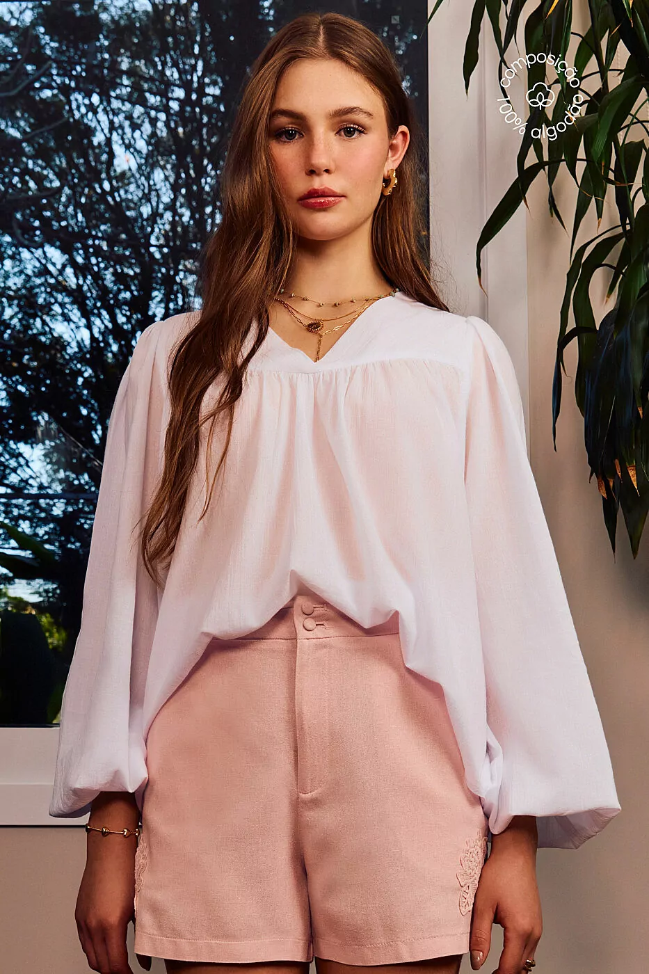 N-BLOOM - blusa begônia - B018