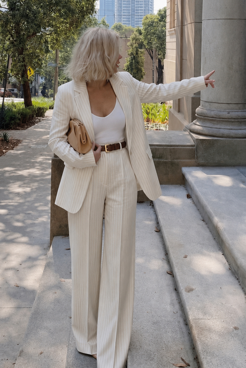 Blazer Risca de Giz